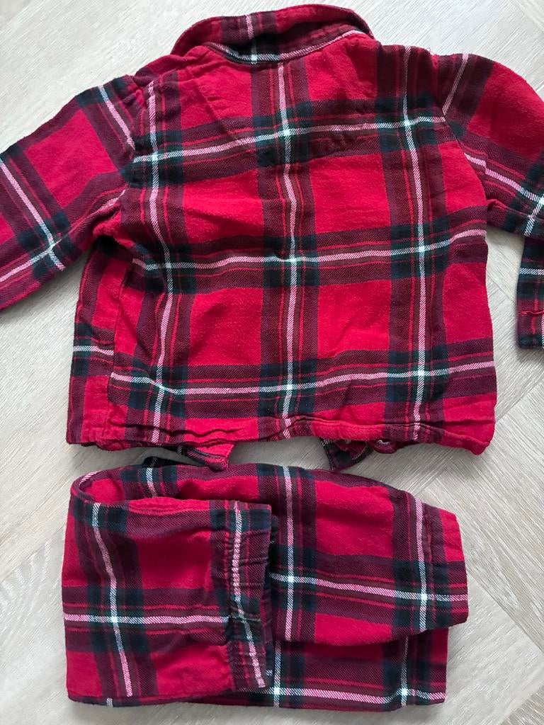 Geruite pyjama maat 86, Ophalen of Verzenden, Zo goed als nieuw, Jongetje of Meisje, Nacht- of Onderkleding