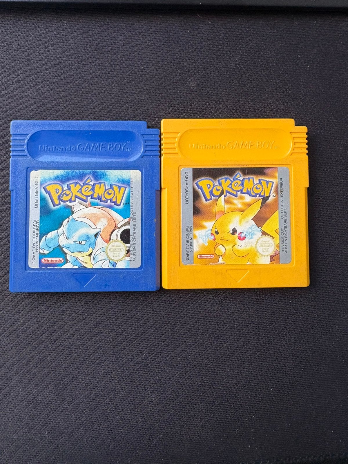 Pokemon Yellow & Pokemon Blue, Spelcomputers en Games, Avontuur en Actie, 1 speler, Ophalen of Verzenden, Zo goed als nieuw