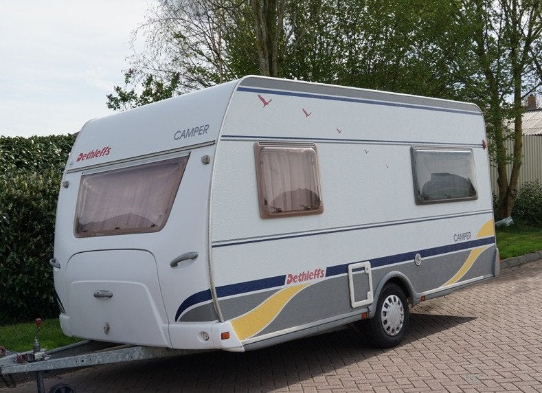 detleffs caravan 440 DB, Dwarsbed, Treinzit, 750 - 1000 kg, Particulier