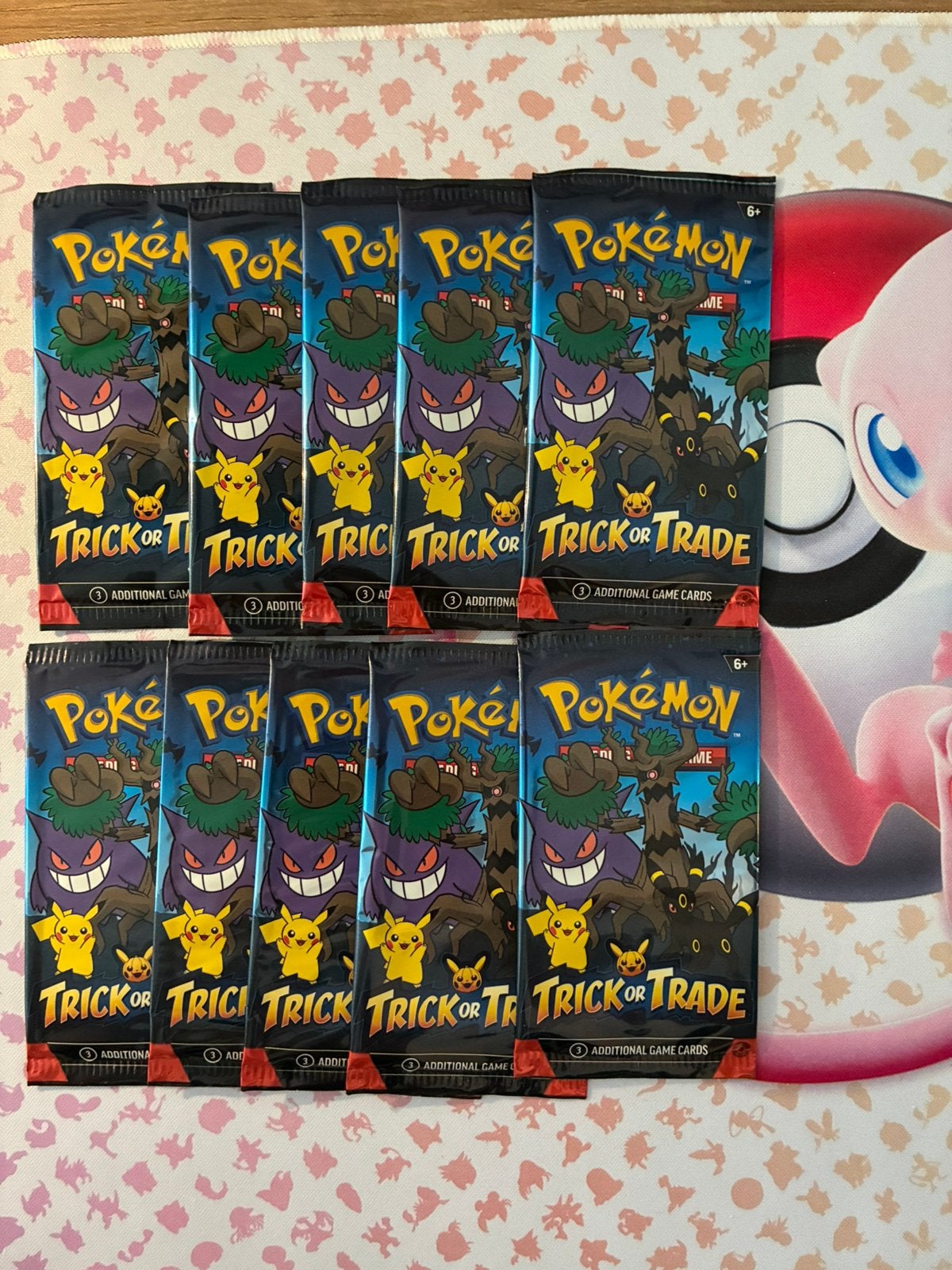 10 booster packs trick or trade 2024, Ophalen of Verzenden, Zo goed als nieuw, Booster