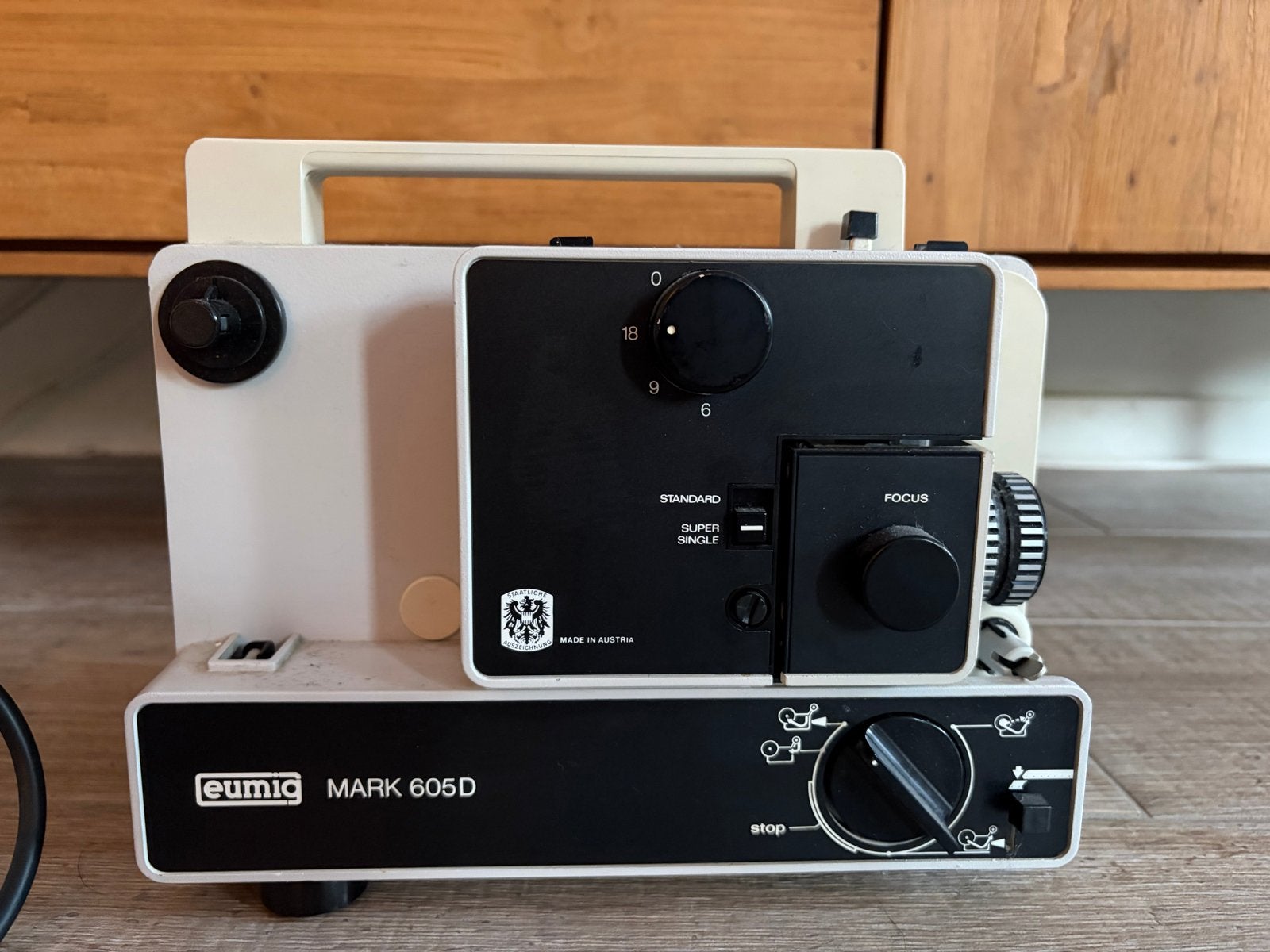 Eumig Mark 605D Super 8 filmprojector, Audio, Tv en Foto, Ophalen of Verzenden, Gebruikt