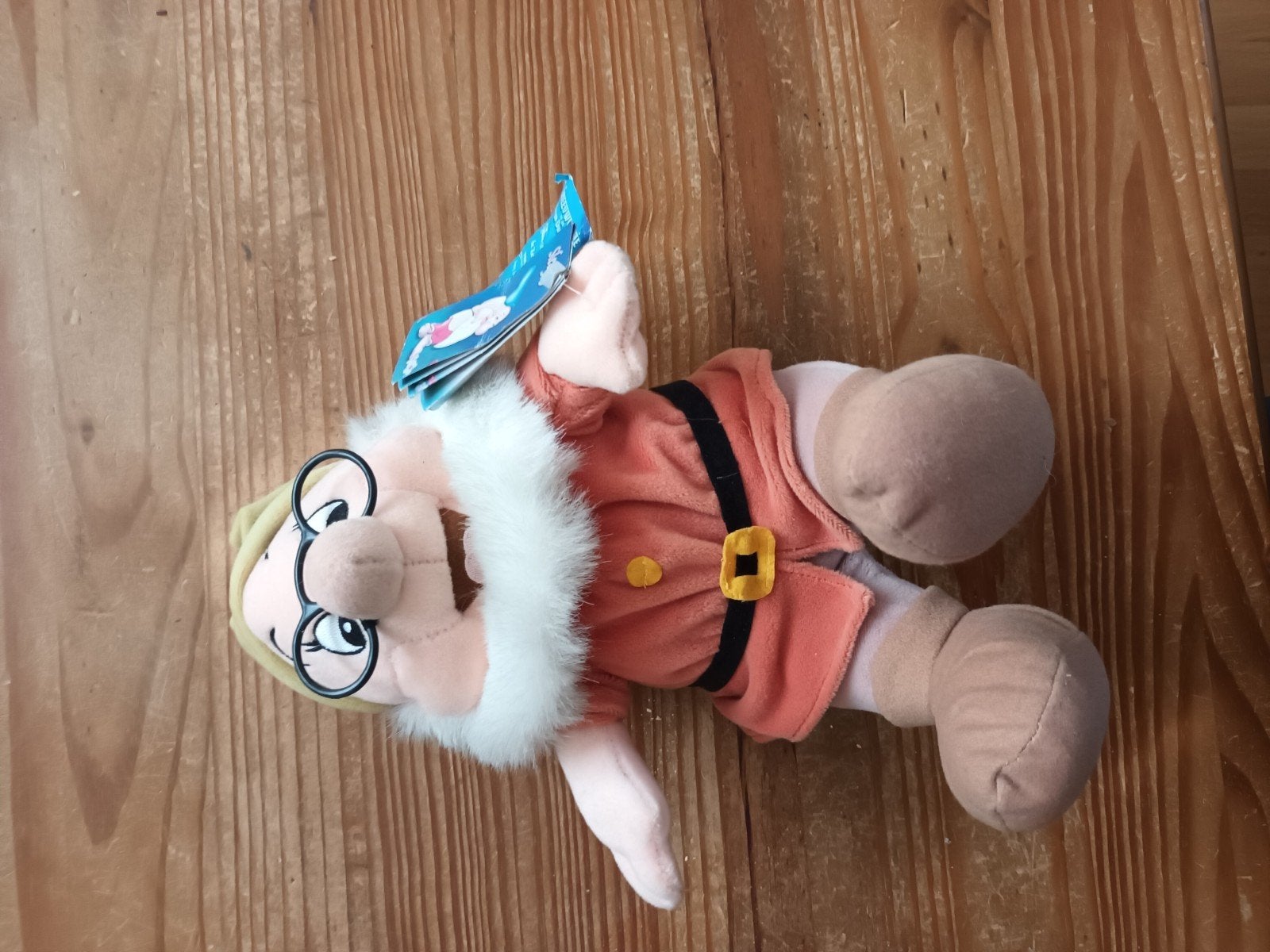 Knuffel Doc uit Sneeuwwitje - Disney Dopey, Ophalen of Verzenden, Zo goed als nieuw