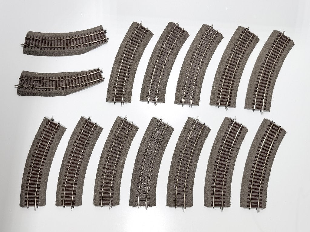ROCO-Line Diverse rails met zachte rubber bedding *H0-spoor*, Ophalen, Gebruikt, Gelijkstroom, Rails