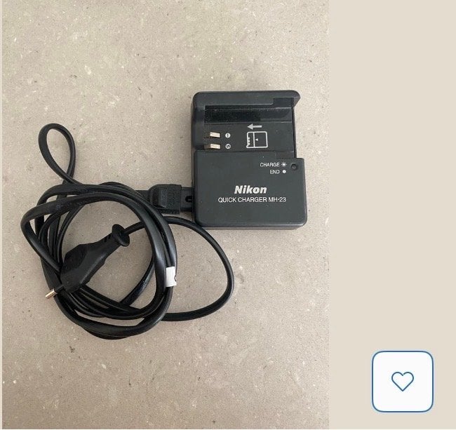Nikon MH-23 Quick Charger Acculader voor camera, Ophalen of Verzenden, Gebruikt