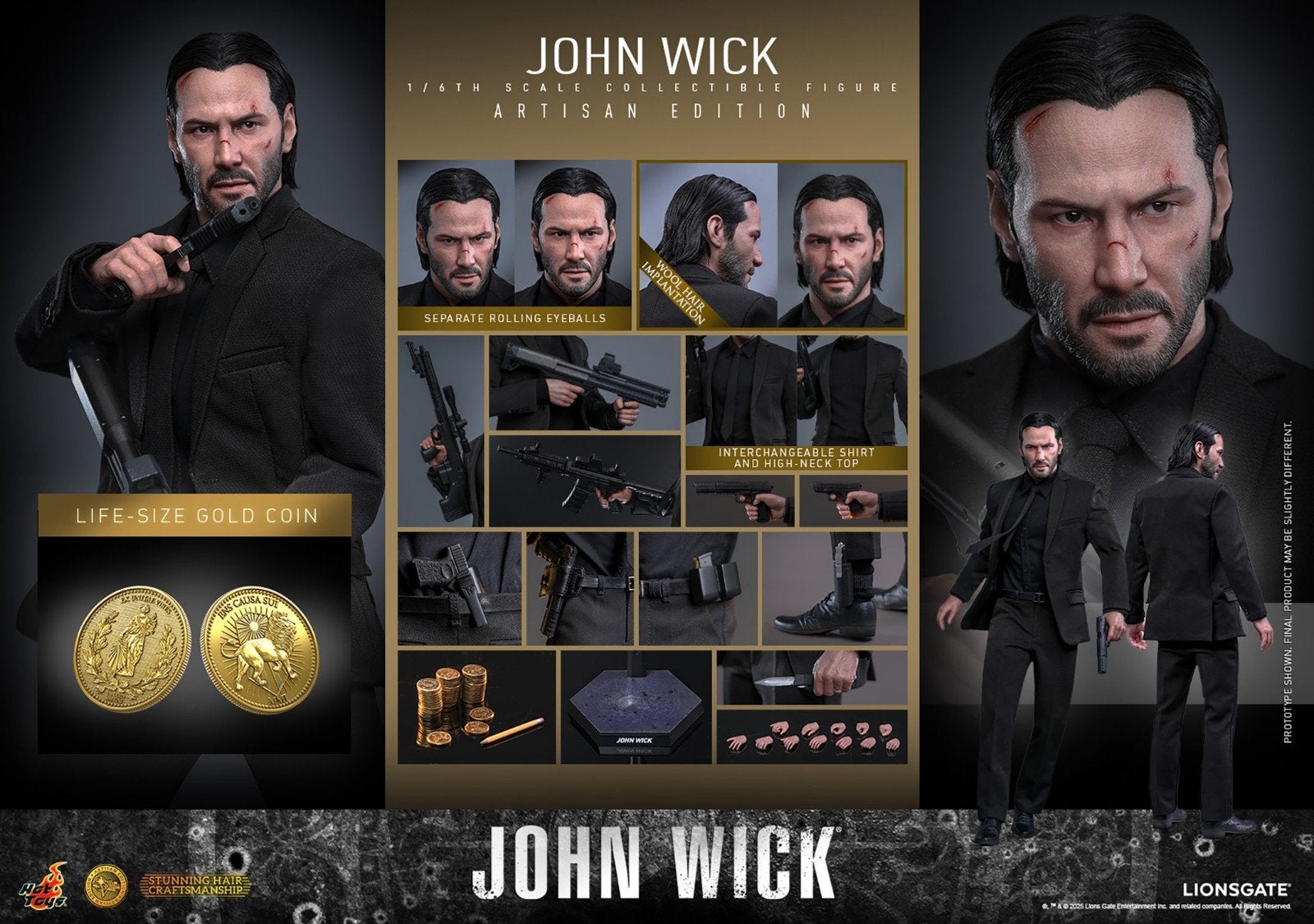 Hot Toys John Wick Artisan Special Edition, Verzamelen, Ophalen of Verzenden, Nieuw