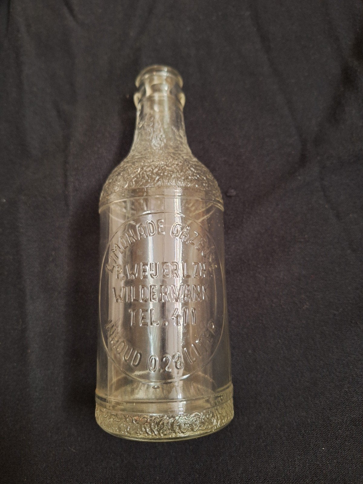oud flesje P .weijerl zn.Wildervank.limonade gazeuse., Verzamelen, Ophalen, Verpakking