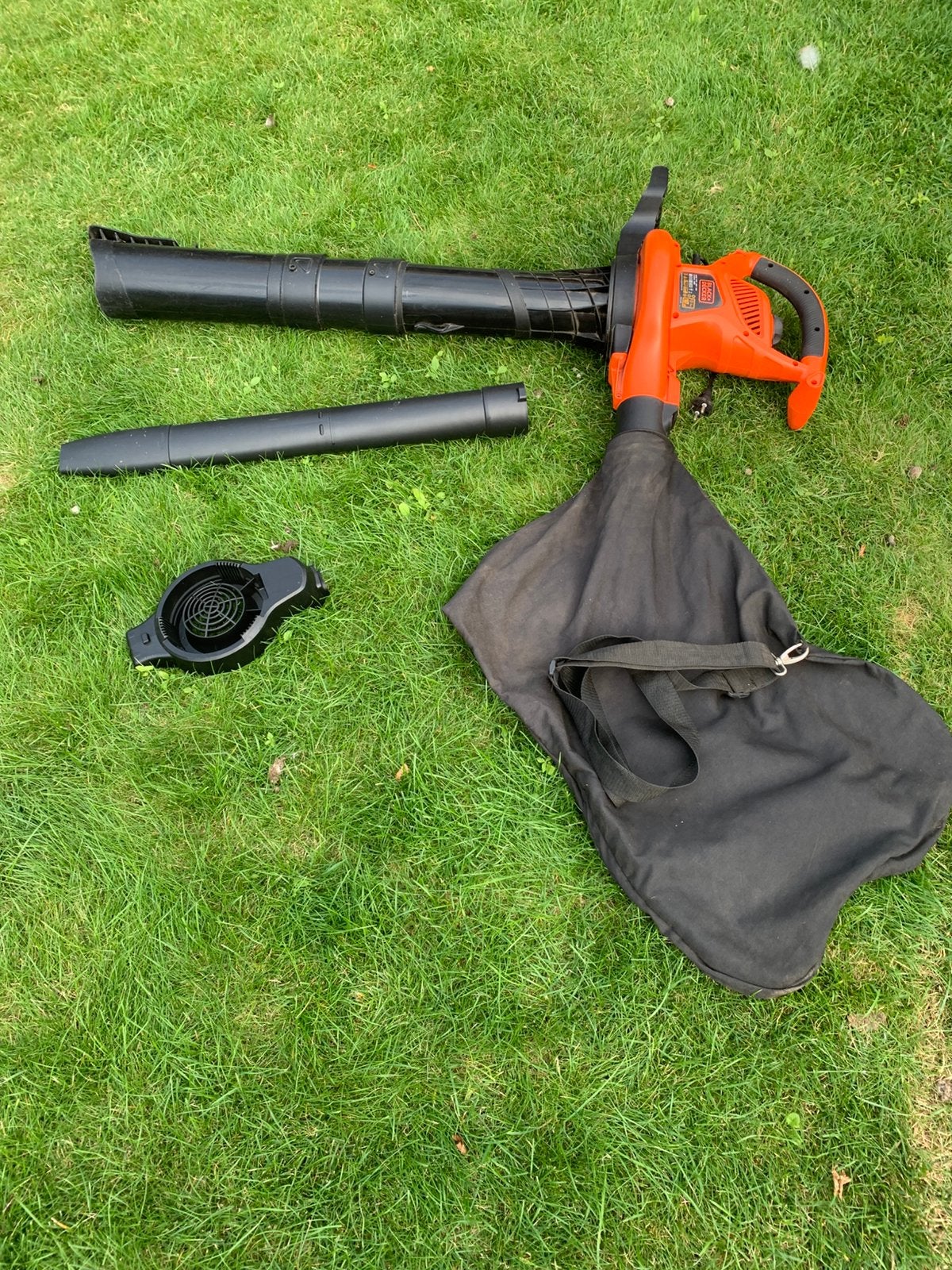 Black & Decker GW 3030 bladzuiger/bladblazer, Ophalen, Zo goed als nieuw, Elektrisch, Met opvangzak