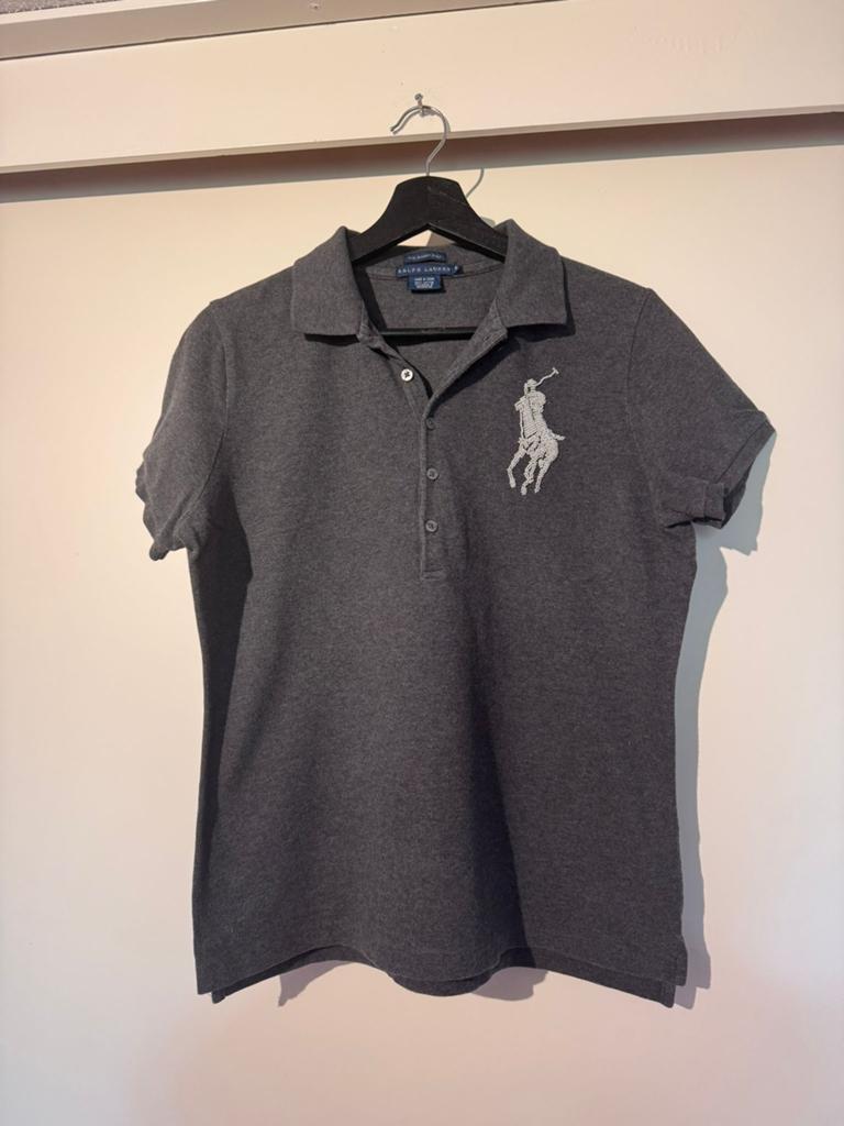 Grijze ralph lauren polo maat XL, Maat 46/48 (XL) of groter, Ophalen of Verzenden, Zo goed als nieuw, Korte mouw