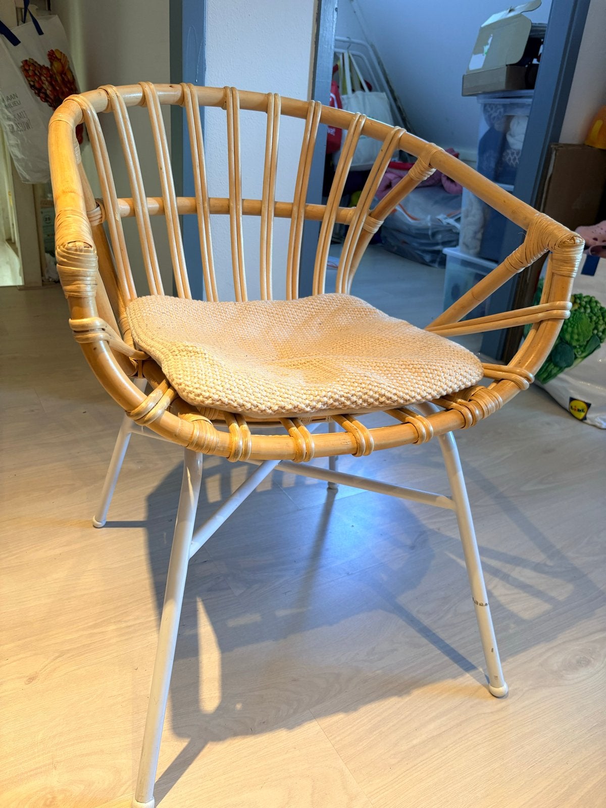 Rotan stoel, Ophalen, Gebruikt, Overige kleuren, Riet of Rotan