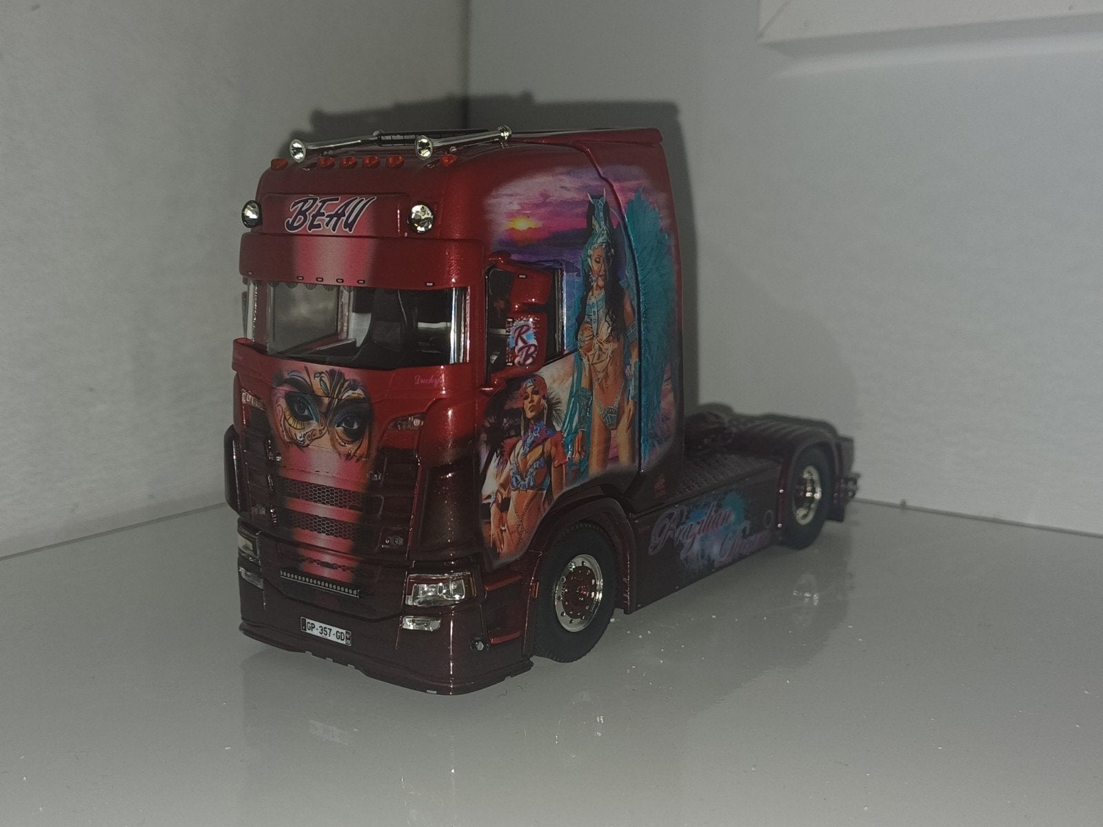 Beau wsi scania, Hobby en Vrije tijd, Modelauto's | 1:50, Ophalen of Verzenden, Nieuw, Bus of Vrachtwagen, Wsi