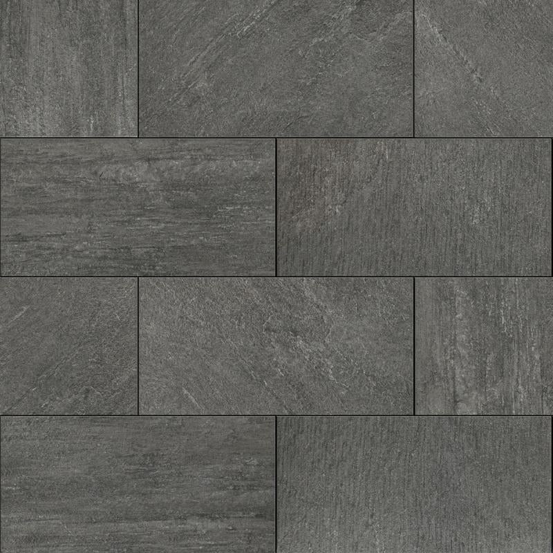 *ACTIE* Keramische tegel 1cm+3cm Parma Antraciet 30x60x4 cm, Ophalen of Verzenden, Nieuw, Keramiek, Terrastegels