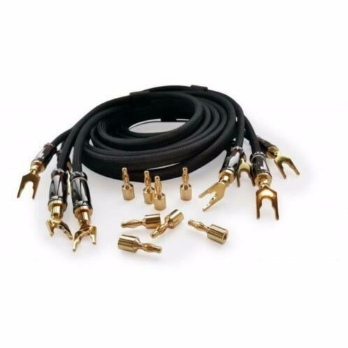 Ludic Hera Luidsprekerbekabeling set 2,5 mtr NIEUW, Ophalen of Verzenden, Nieuw, 2 tot 5 meter, Luidsprekerkabel