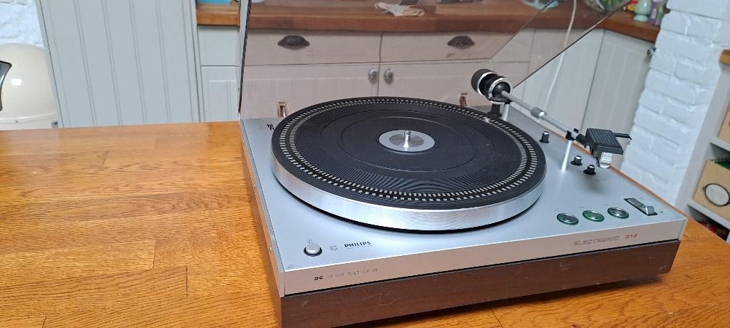 Philips 22GA312 platenspeler, in nieuwstaat, Audio, Tv en Foto, Platenspelers, Philips, Automatisch, Ophalen of Verzenden, Zo goed als nieuw