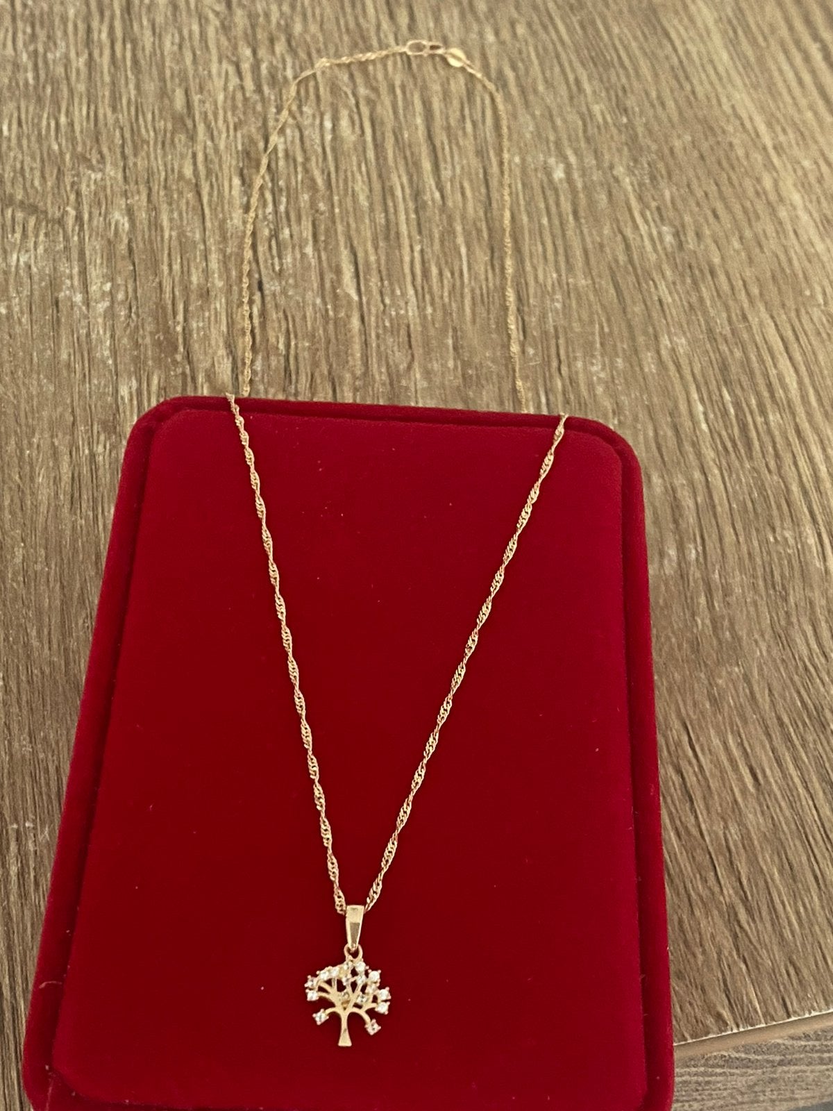 14 karaat gouden ketting met hanger 585 goud, Met hanger, -, -, Nieuw