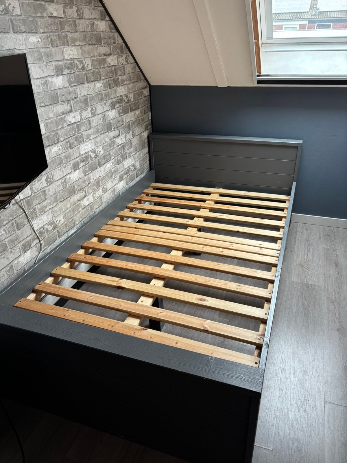 WOOOD bed, Ophalen, Zo goed als nieuw, Twijfelaar, 120 cm