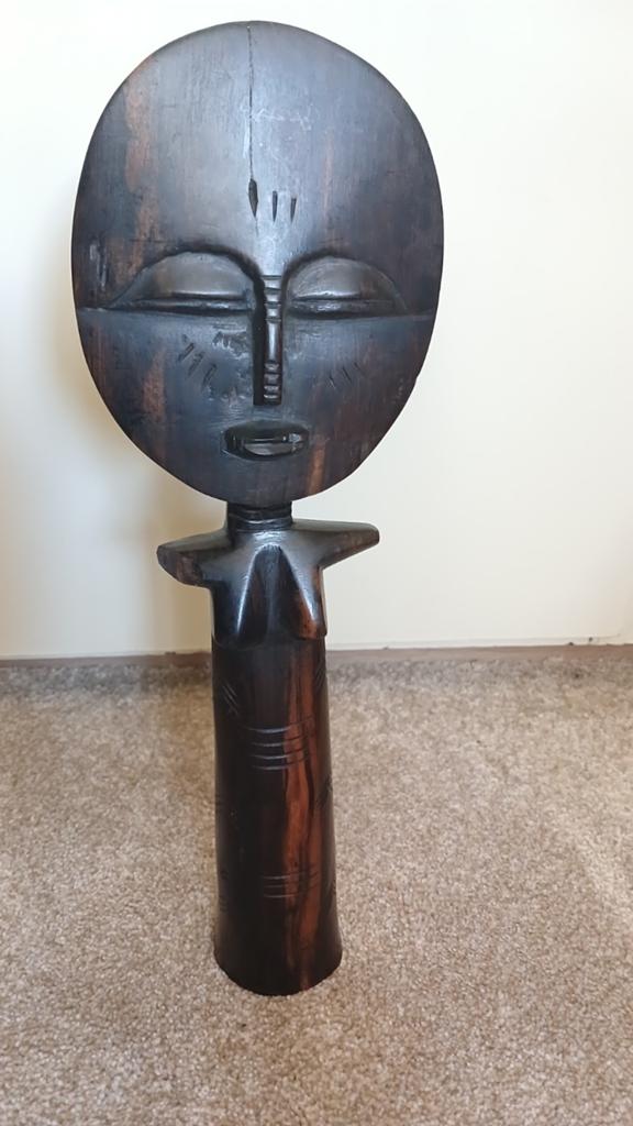 Ashanti fertility doll (Akua'ba) from Ghana, Ophalen of Verzenden