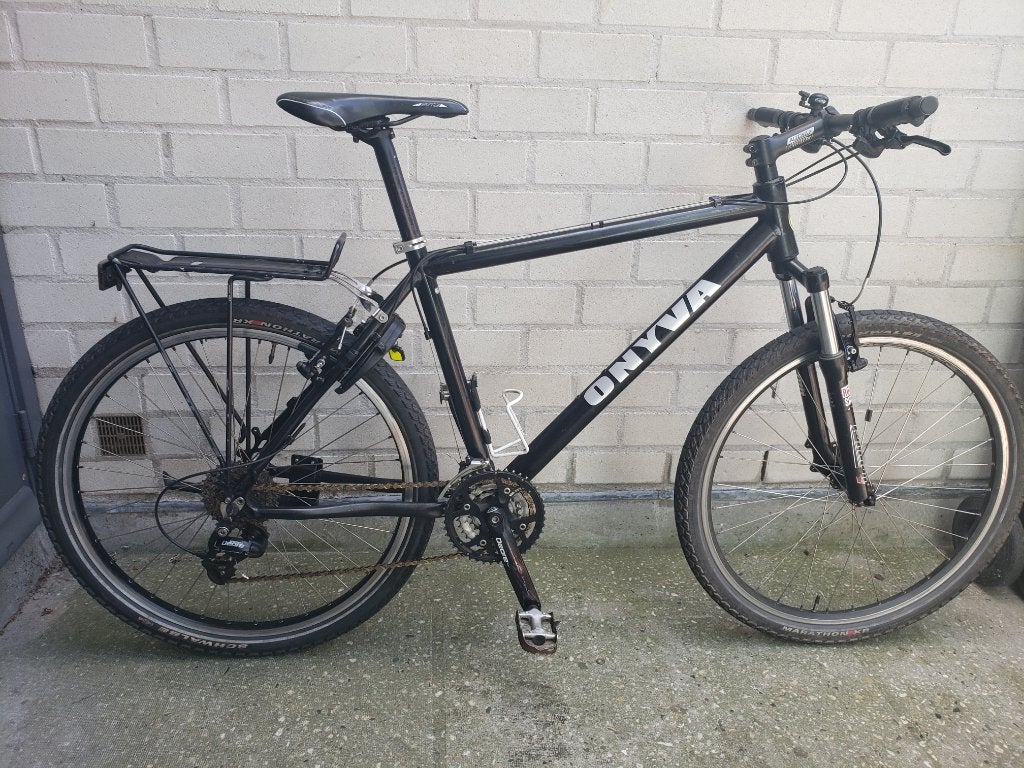 ATB-vakantiefiets 19" (26"-wielen), Gebruikt, Velgrem, 49 tot 53 cm, Meer dan 20 versnellingen