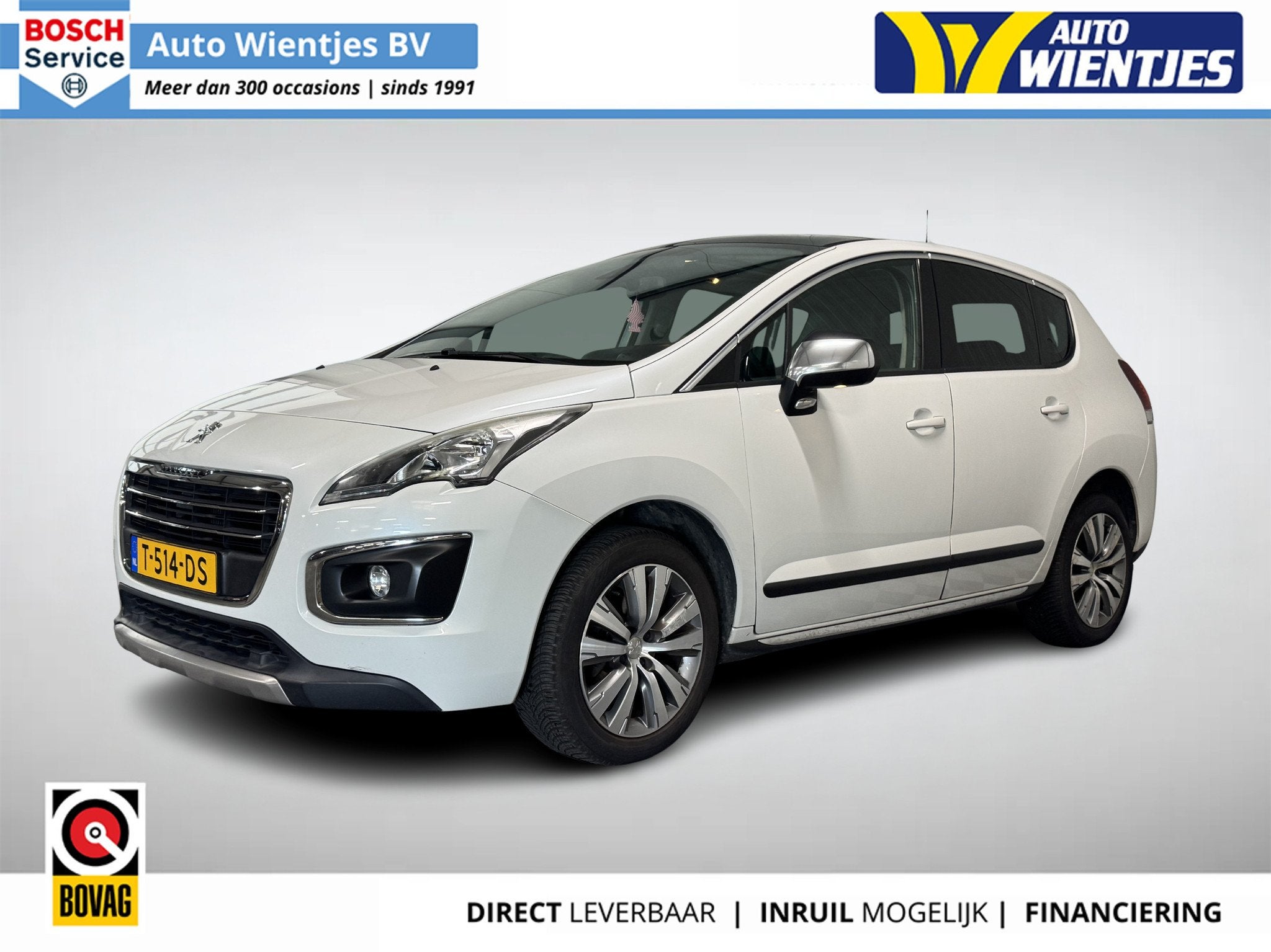 Peugeot 3008 1.2 PureTech | Allure | Pano | Navi | Trekhaak, Auto's, Voorwielaandrijving, Gebruikt, Euro 6, 1199 cc
