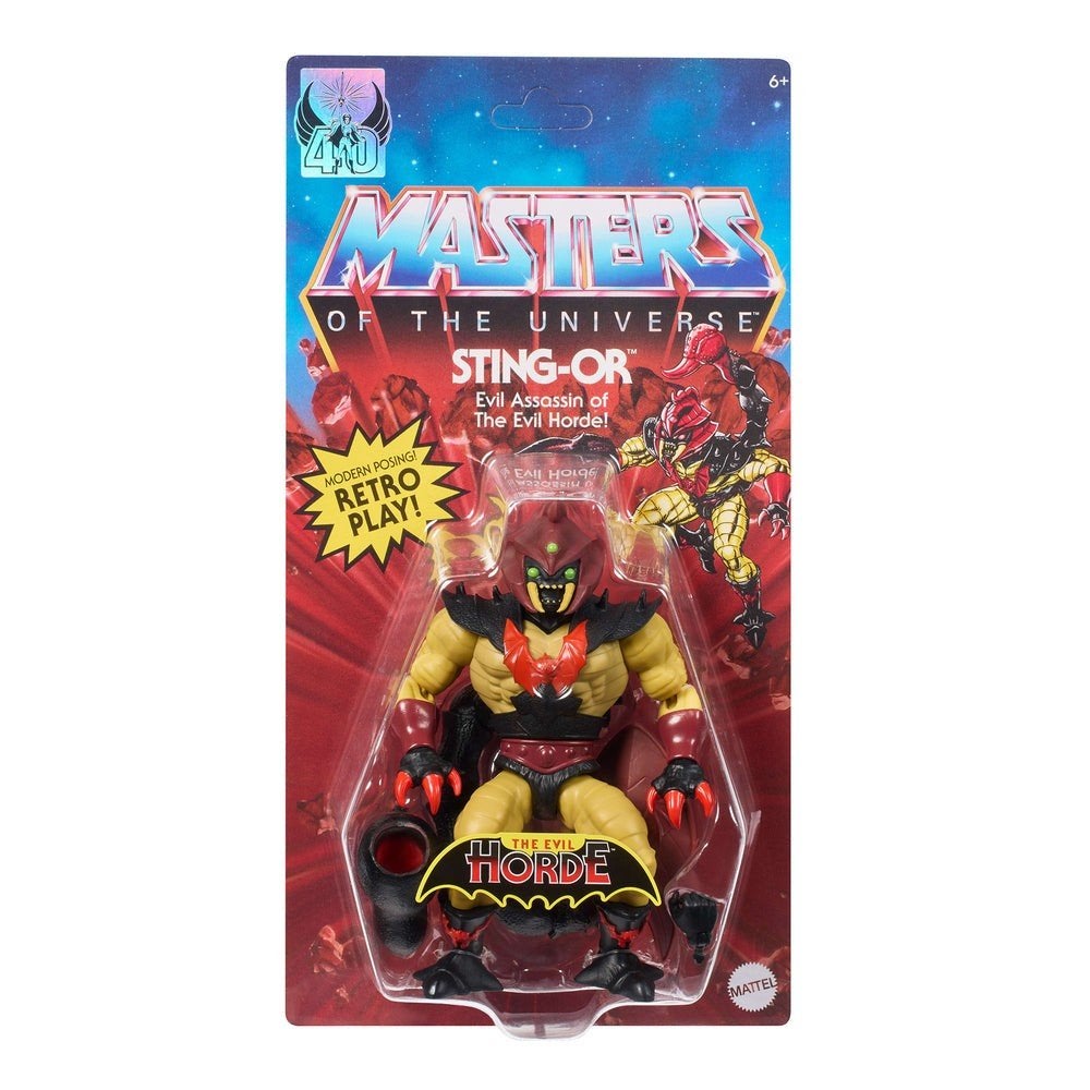 Masters of the Universe Origins Sting-Or Actiefiguur, Ophalen of Verzenden, Nieuw