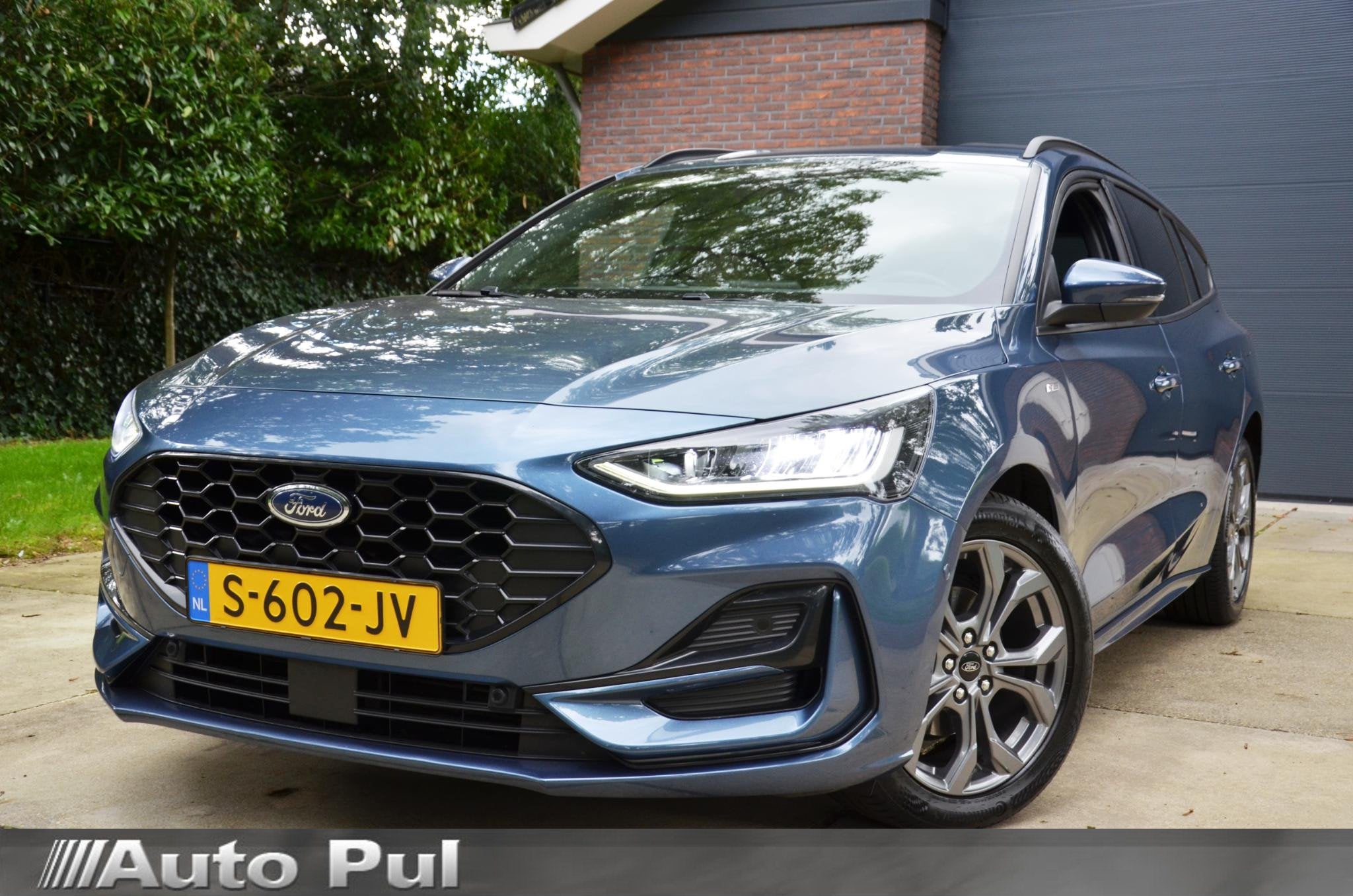 Ford Focus Wagon 1.0 EcoBoost Hybrid ST Line Style Navi/Led/, Gebruikt, Euro 6, Blauw, Origineel Nederlands