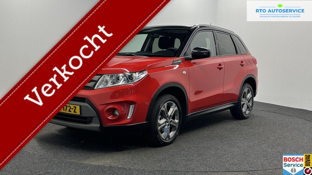 Suzuki Vitara 1.6 Rhino NAVI CRUISE CARPLAY ECC TREKHAAK STO, Auto's, Suzuki, Voorwielaandrijving, Stof, Euro 6, 4 cilinders