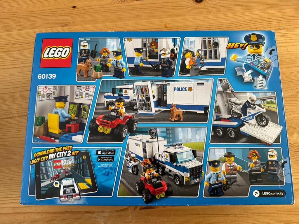 Lego City Mobiele Commandocentrale 60139, Ophalen, City, Lego, Zo goed als nieuw