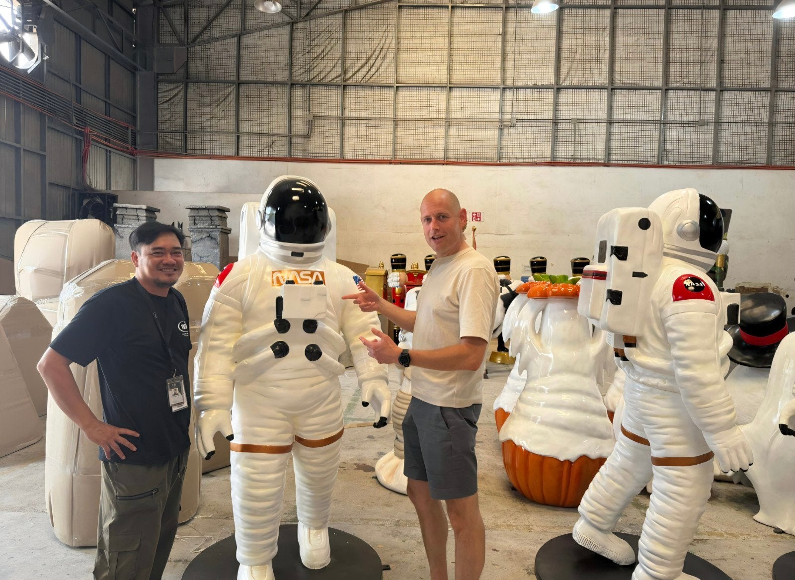 Levensgrote astronaut 190 cm | Polyester eyecatcher, Ophalen, Nieuw