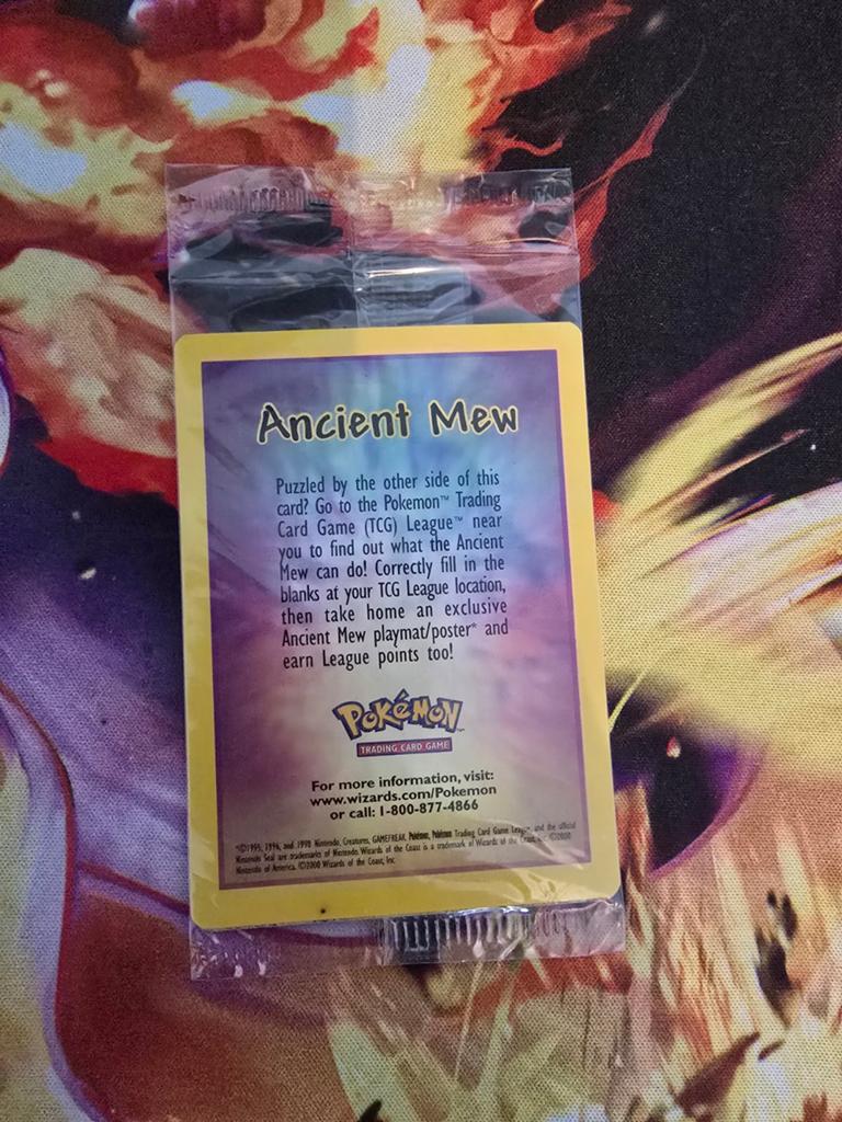 Sealed ancient mew Promo Engels, Ophalen of Verzenden, Nieuw