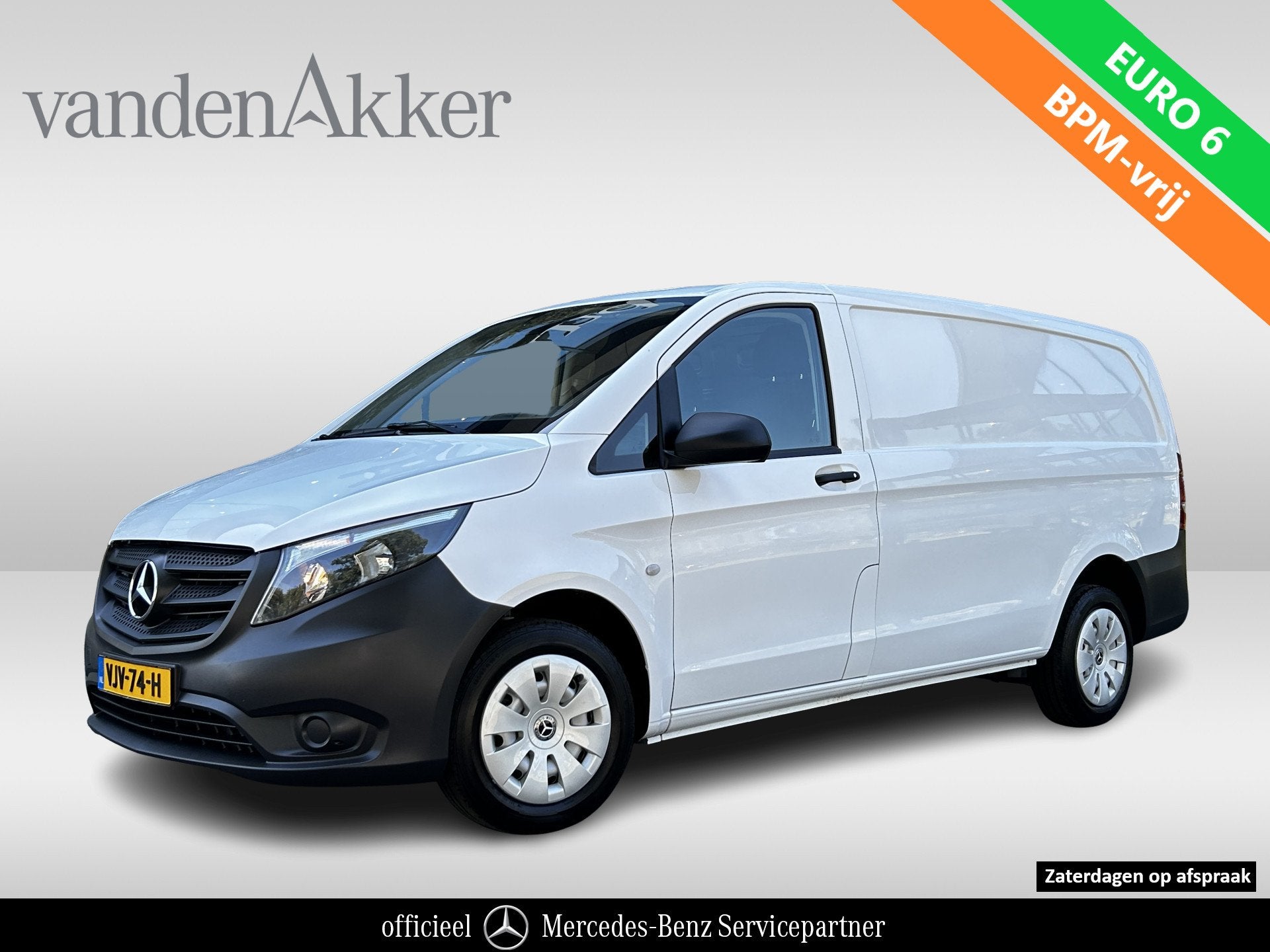 Mercedes-Benz Vito 110 CDI L2 Lang // Trekhaak // RIJKLAAR /, Voorwielaandrijving, Gebruikt, Zwart, 4 cilinders