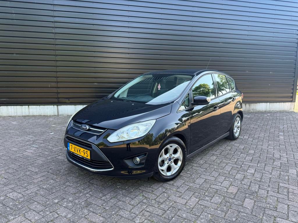 Ford C-Max 1.0 92KW 2014 Zwart, Auto's, Voorwielaandrijving, Zwart, Zwart, 1200 kg