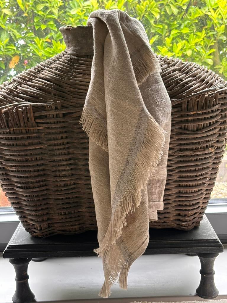 Prachtige Hoffz doek!, Huis en Inrichting, Beige, Wandkleed, Zo goed als nieuw, Natuurlijk materiaal
