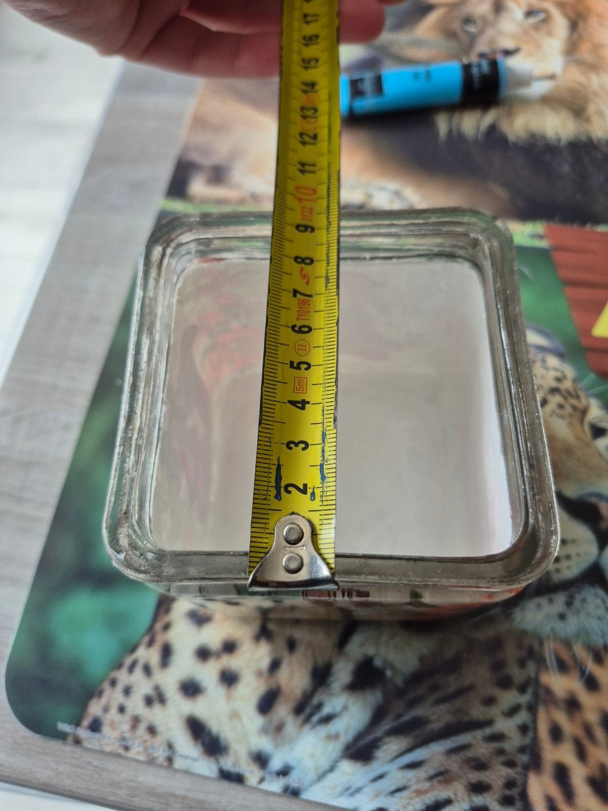 Uniek handgemaakt disney bambi glazen pot Decoupage, Ophalen of Verzenden