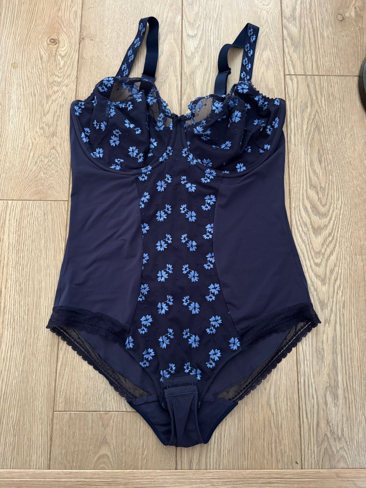 Prima Donna - Ray of Light body - Maat 90E, Kleding | Dames, Verzenden, Blauw, Body of Korset
