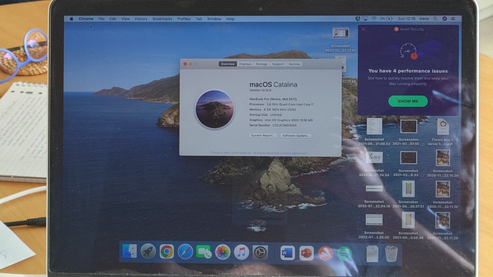 Foto 6 van MacBook Pro 15 inch (2012) - werkend, maar slechte accu.