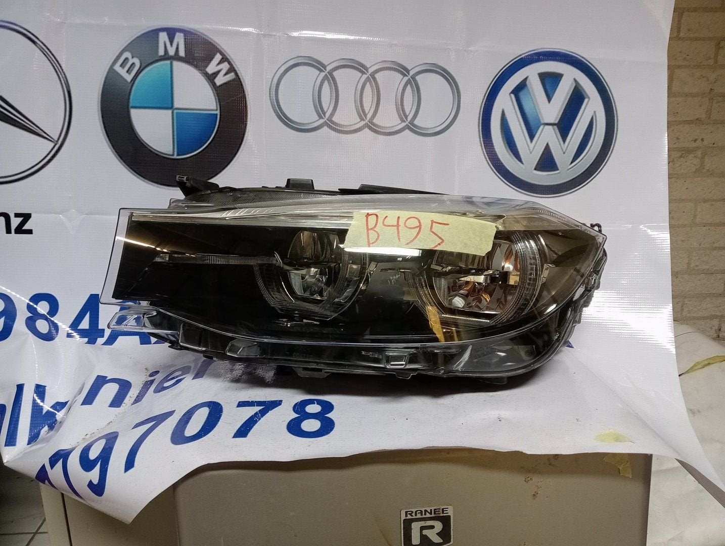 Koplamp BMW 3 GT F34 LCI FACELIFT VOLL LED LINKS ORGINEEL 63, Gebruikt, -, -, Ophalen of Verzenden
