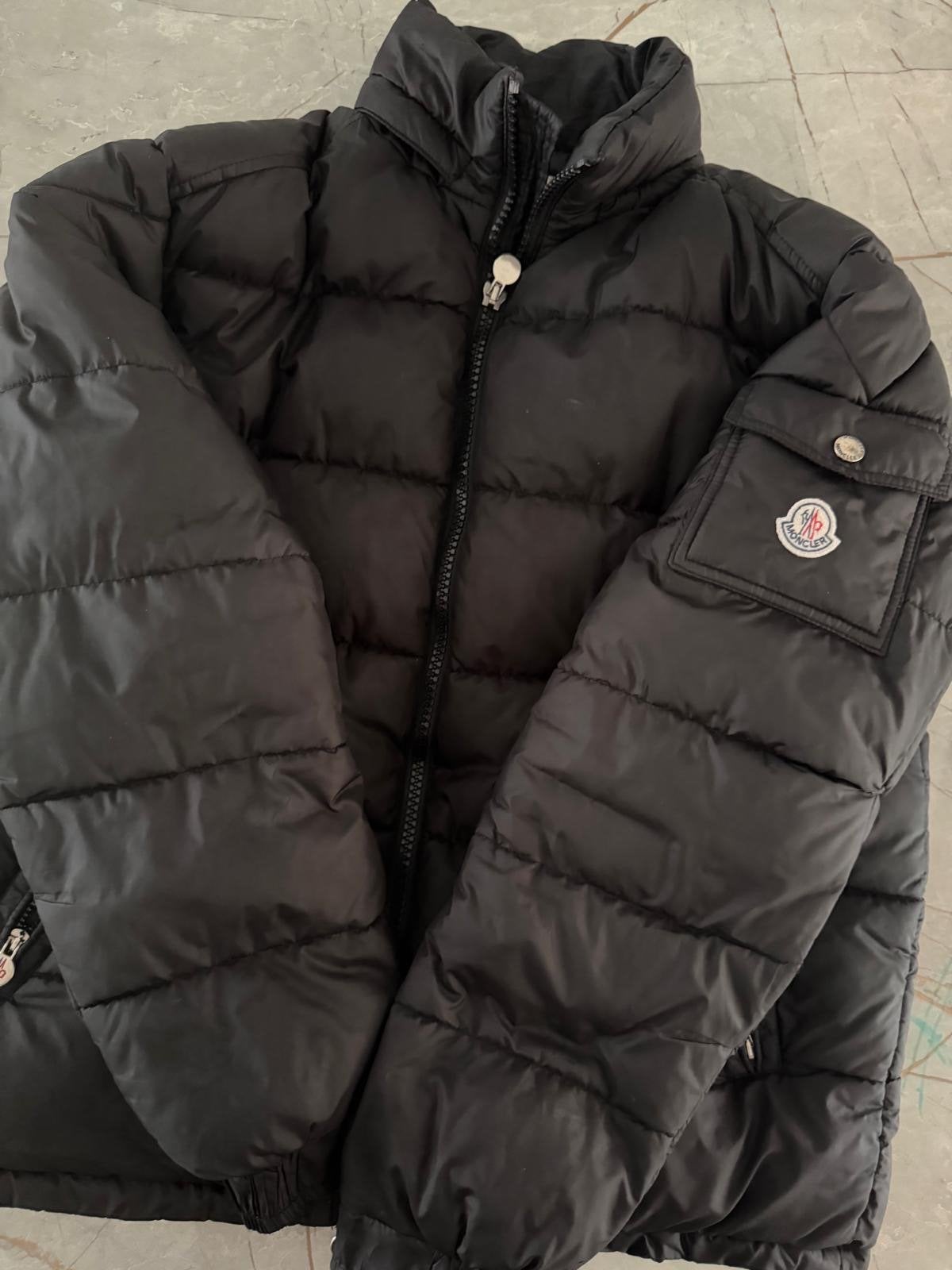 Moncler Puffer Jacket Zwart Maat L, Ophalen of Verzenden, Gedragen, Maat 52/54 (L), Zwart