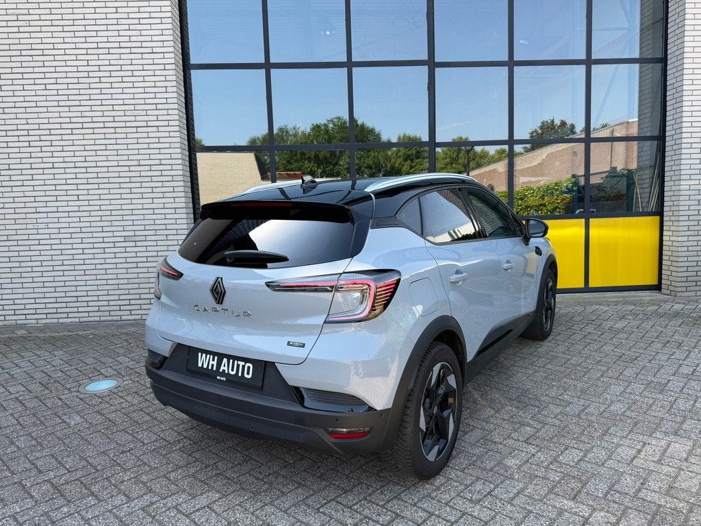 Renault Captur full hybrid 145 techno, adaptieve cruise, 4 s, Auto's, Renault, Stof, Gebruikt, Zwart, 4 cilinders