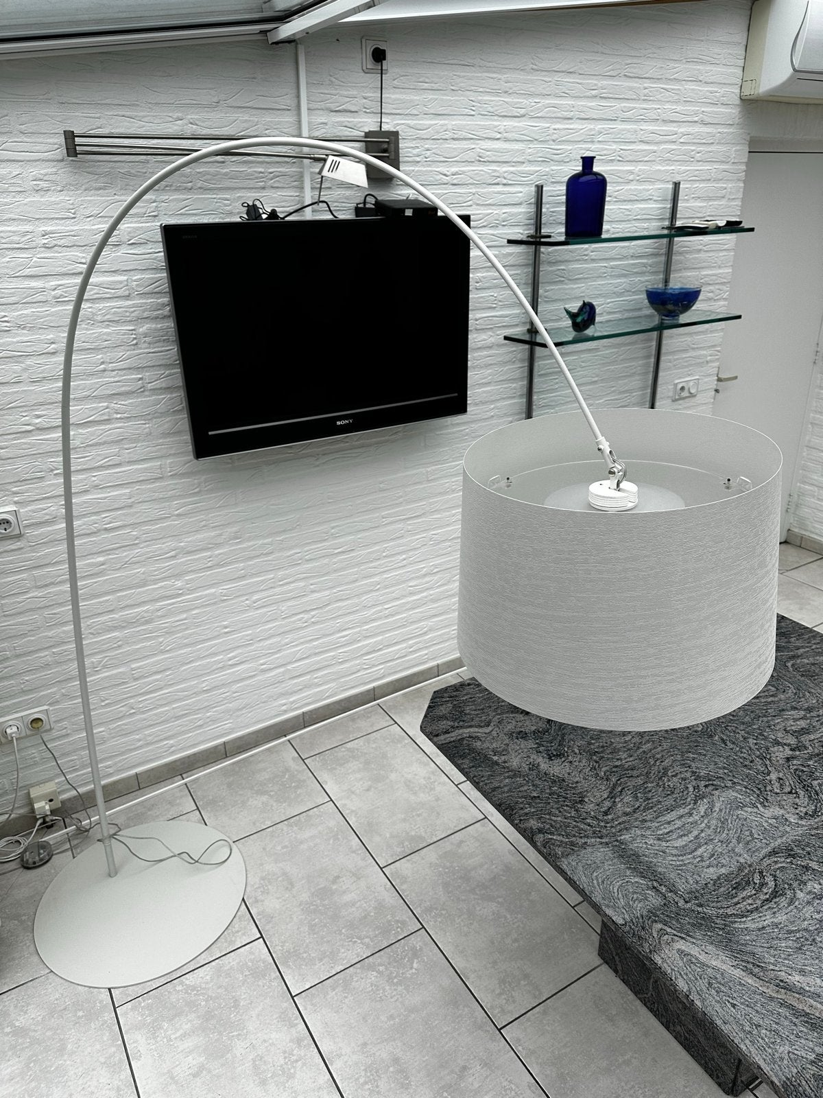 Foscarini Twiggy wit, Ophalen, Overige materialen, E27 (groot), Zo goed als nieuw