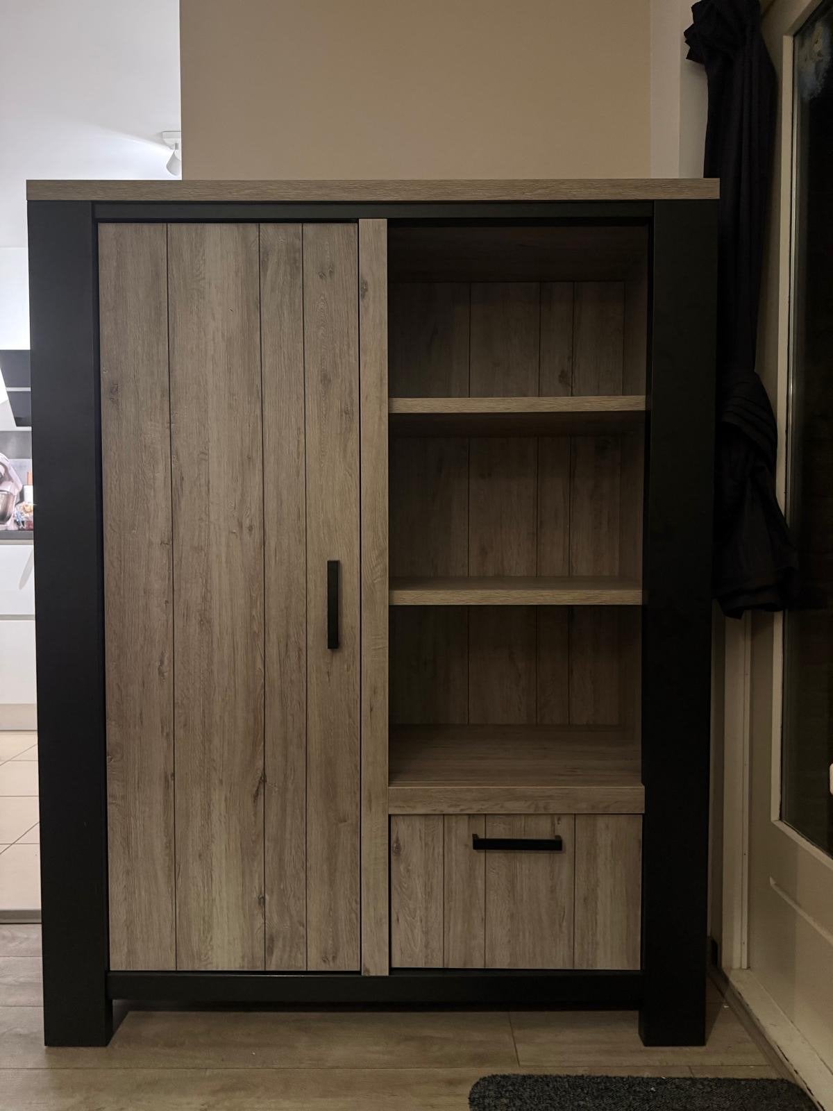 Moderne kast met planken en lade - Zo goed als nieuw, Ophalen, Zo goed als nieuw