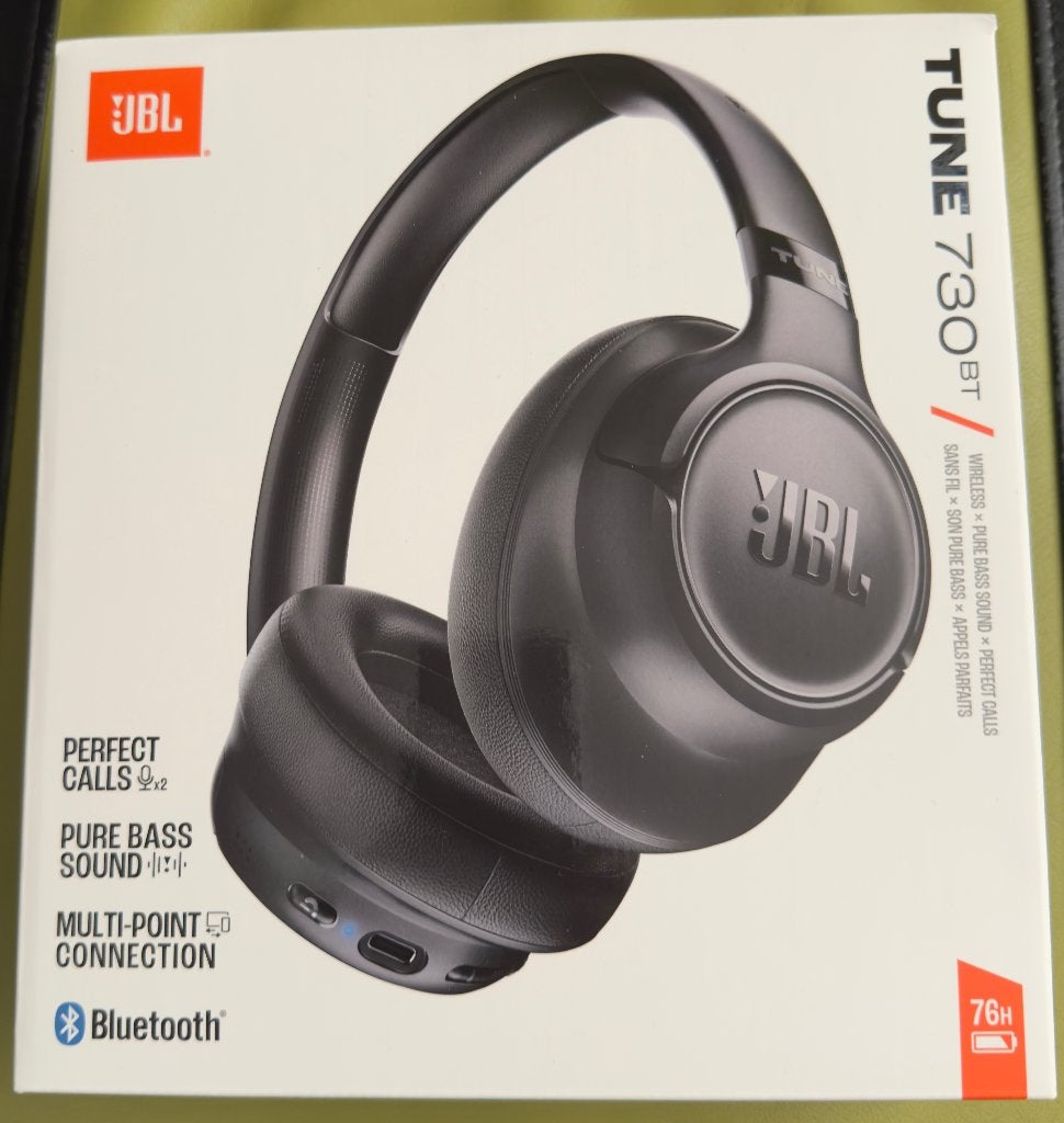 JBL Tune 730BT Koptelefoon, Audio, Tv en Foto, Koptelefoons, Nieuw, Over-ear, JBL, Zwart, Bluetooth, Draadloos, Extra bas, Inklapbaar
