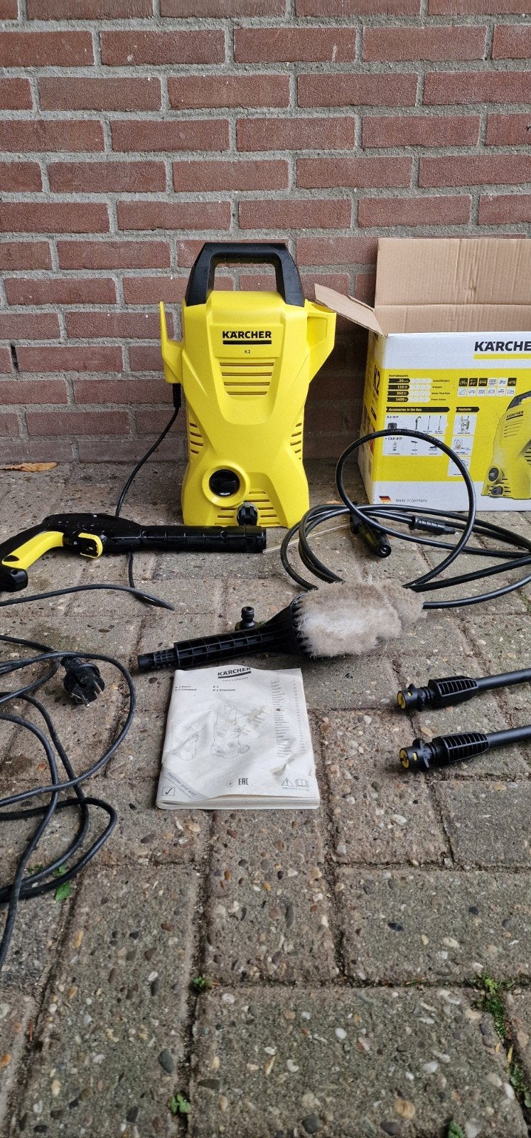 Kärcher K2 Compact hogedrukreiniger met Car-Kit, Ophalen, Zo goed als nieuw, Elektrisch, Kärcher