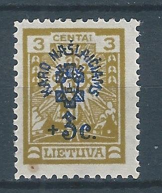 C778 - Baltische staten – Litouwen – MiNr 225 (ongebruikt), Ophalen of Verzenden, Overige landen, Postfris
