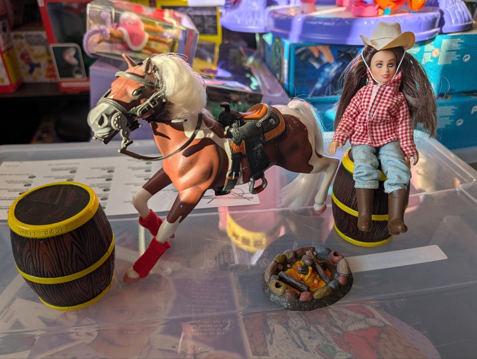 Grand Champions paard met pop en accessoires, Ophalen of Verzenden