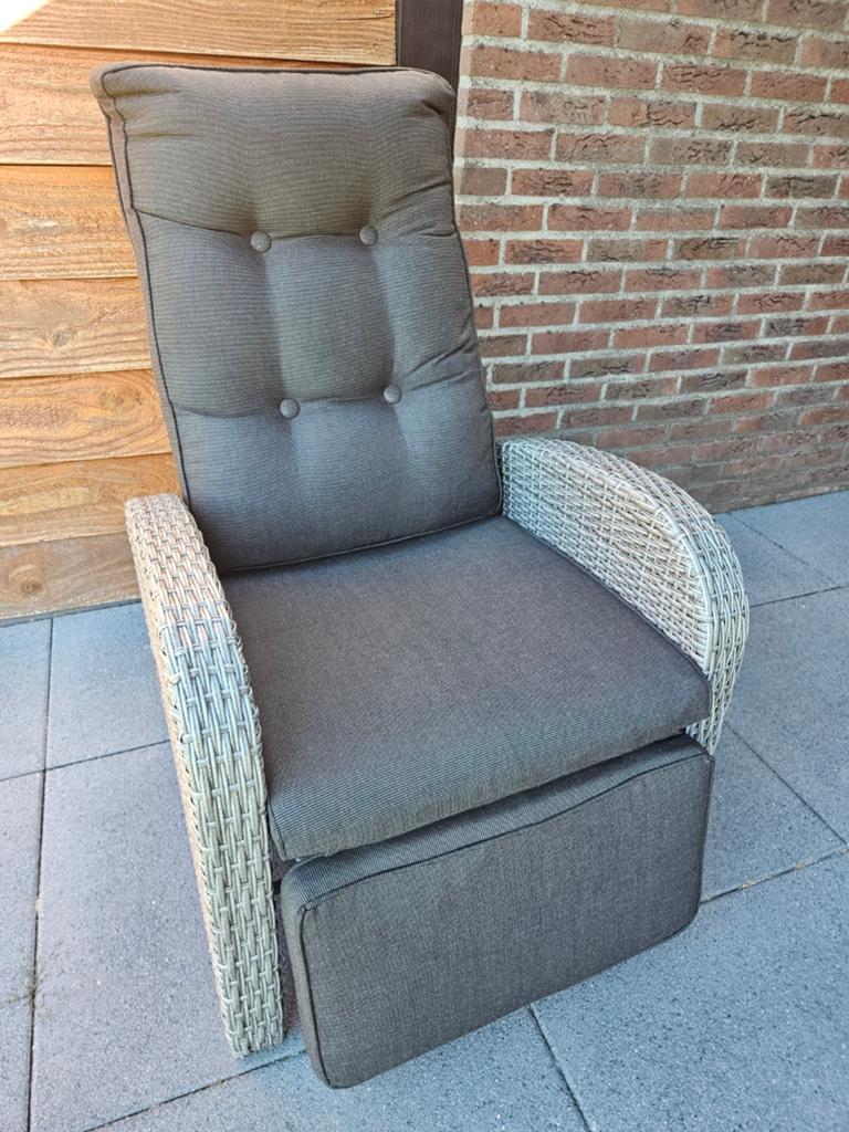 Loungestoel Stord Jysk ZGAN, Tuin en Terras, Tuinsets en Loungesets, Ophalen, Zo goed als nieuw, Aluminium, Stoel