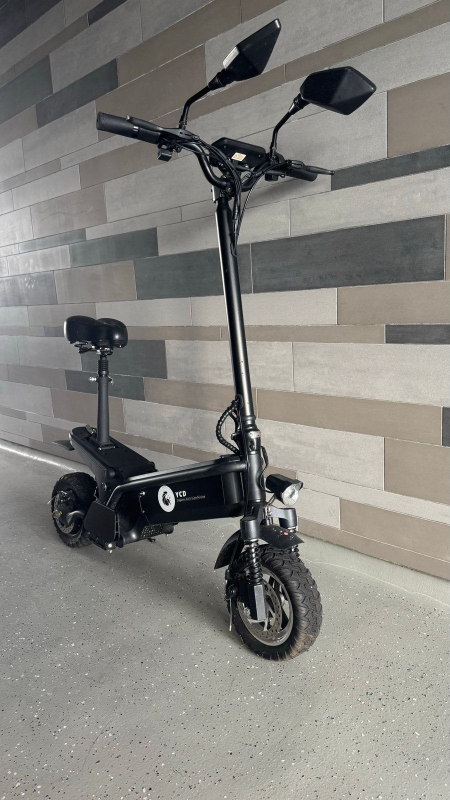 YCD Elektrische Step 48V 13Ah – Kracht & Dubbele Vering, Ophalen of Verzenden, Zo goed als nieuw, Elektrische step (E-scooter)