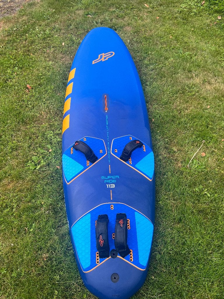 JP Australia Surper ride LXT 113L / Select edge pro 37 (TB), Ophalen, Zo goed als nieuw, Met vin(nen), Plank