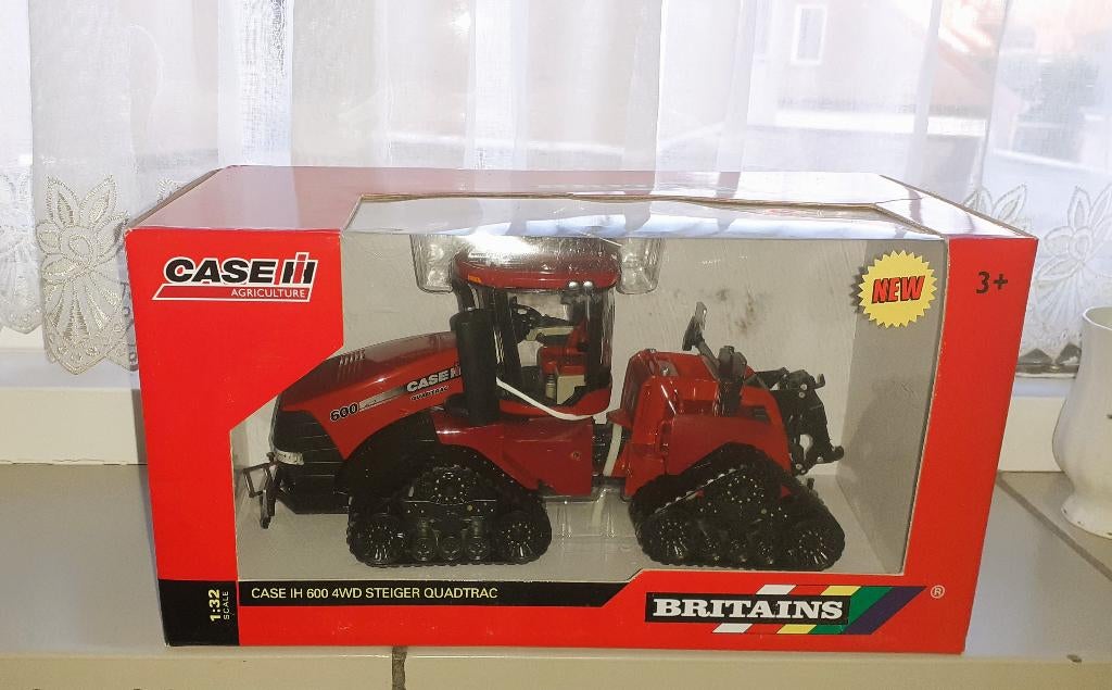 Case IH 600 4wd steiger quadtrac - Britains, Ophalen of Verzenden, Nieuw, Tractor of Landbouw, Britains