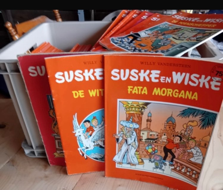 Suske en Wiske stripboeken, Meerdere stripboeken, Ophalen, Gelezen, Willy Vandersteen