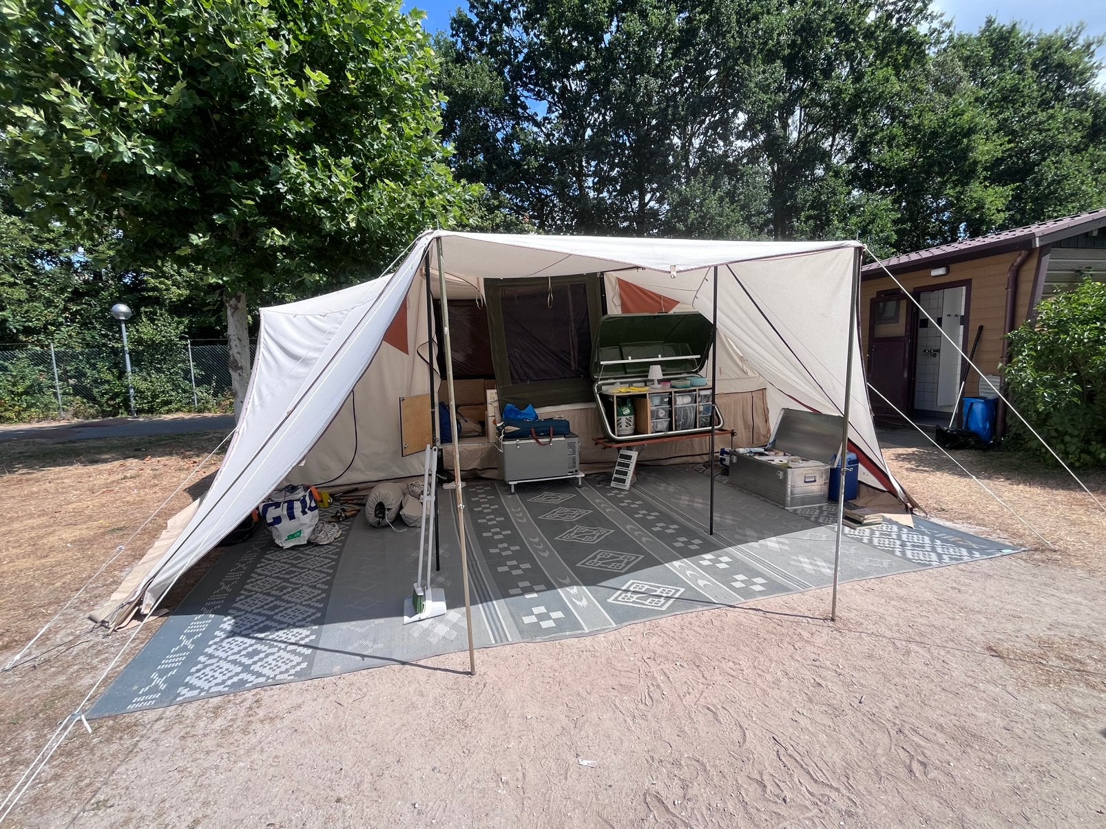 Holtkamper Flyer Expedition – Complete en goed onderhouden, Caravans en Kamperen, Vouwwagens, Ophalen, Tot en met 4, Aanwezig