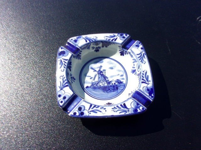 delfts blauwe asbak, Antiek en Kunst, Ophalen of Verzenden